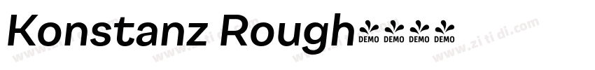 Konstanz Rough字体转换